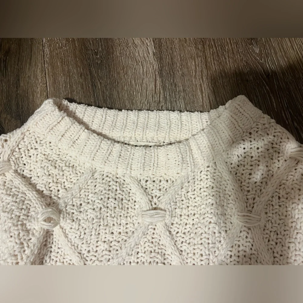 Off White POL Crochet Sweater - Picture 3 of 5